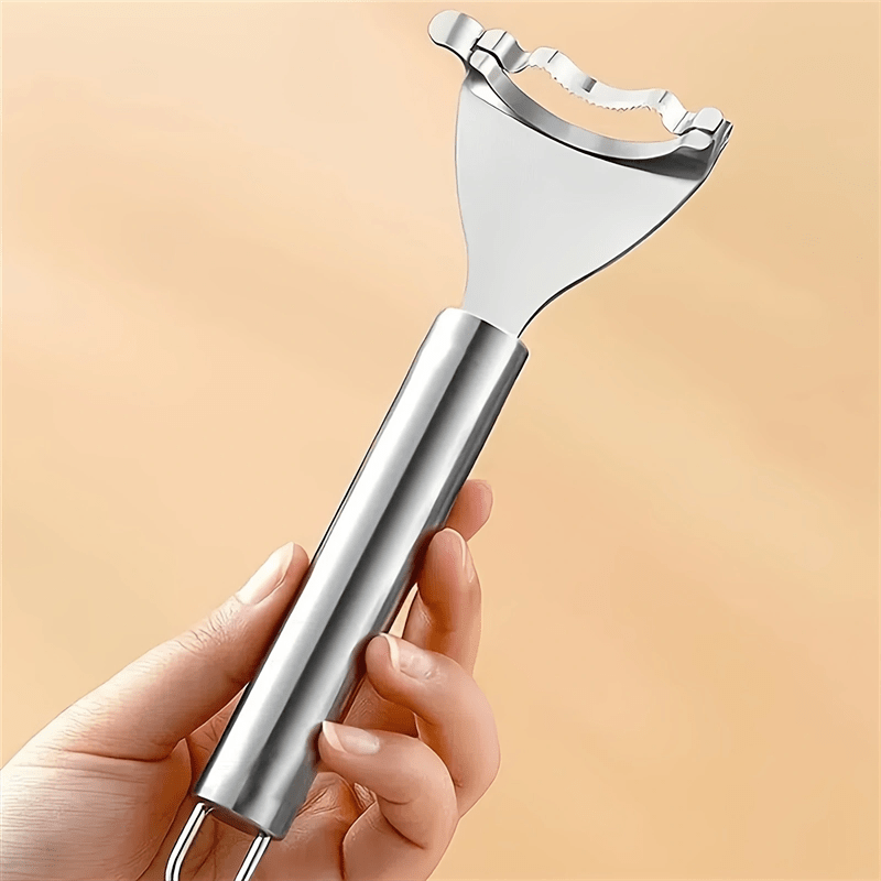 Ergonomic Stainless Steel Corn Peeler EasyGrip Dishwasher Safe