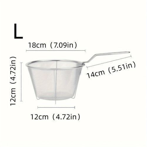 Multifunctional Foldable Stainless Steel Colander for Kitchen Use