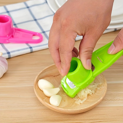 Compact MultiFunction Garlic Grinder  Press  Quick Durable Kitchen