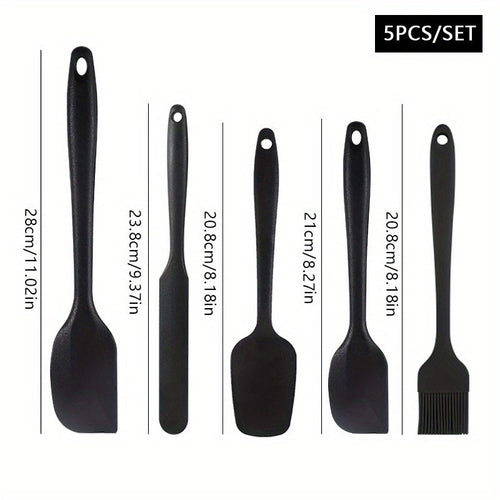 Versatile Silicone Spatula Set Bake Brush and More