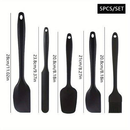 Versatile Silicone Spatula Set Bake Brush and More