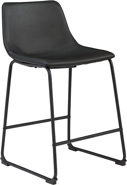 Centiar Modern Bucket Barstool (Set/2) Black