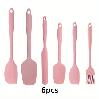 Versatile Silicone Spatula Set Bake Brush and More