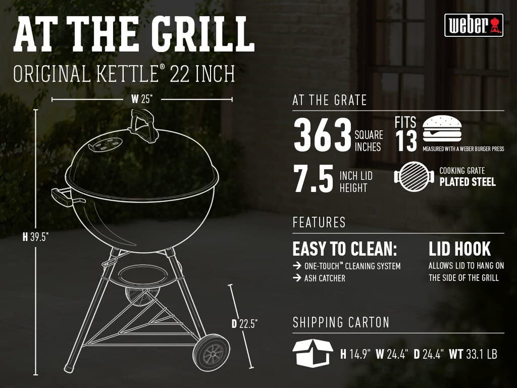 Original Kettle 22-Inch Charcoal Grill