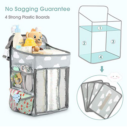 Portable Baby Crib Organizer Bed Hanging Bag