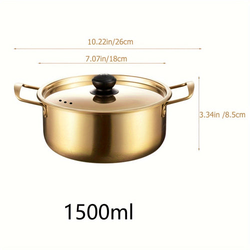 Stainless Steel Korean Ramen Pot for Induction Cooking