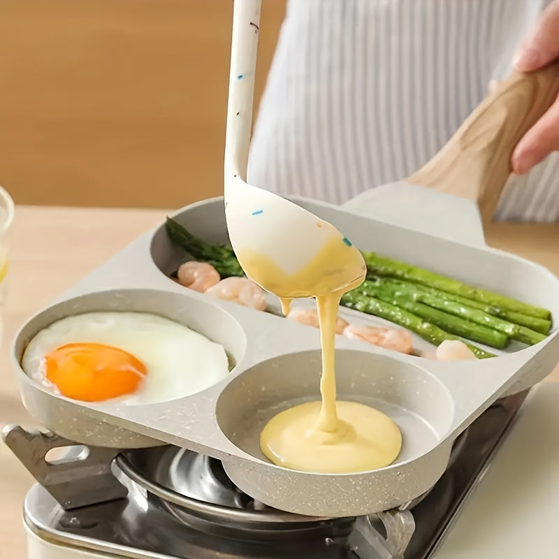 Premium 4Hole NonStick Frying Pan for Breakfast