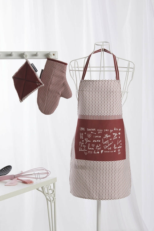 Kitchen Apron Set for The One You Love - Great Gift for Mom and Dad