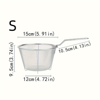 Multifunctional Foldable Stainless Steel Colander for Kitchen Use