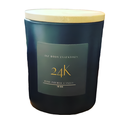 24K lux candle 10 oz