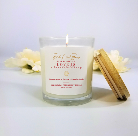 Love is a Beautiful Thing Handcrafted All Natural Premium Soy Candle